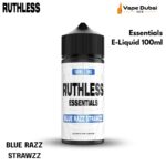 Ruthless Essentials Blue Razz Strawzz E-Liquid 100ml