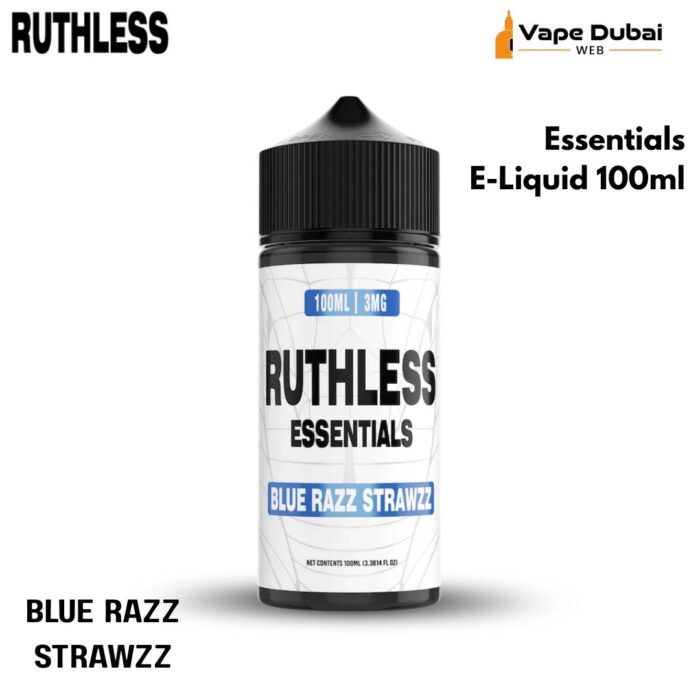 Ruthless Essentials Blue Razz Strawzz E-Liquid 100ml