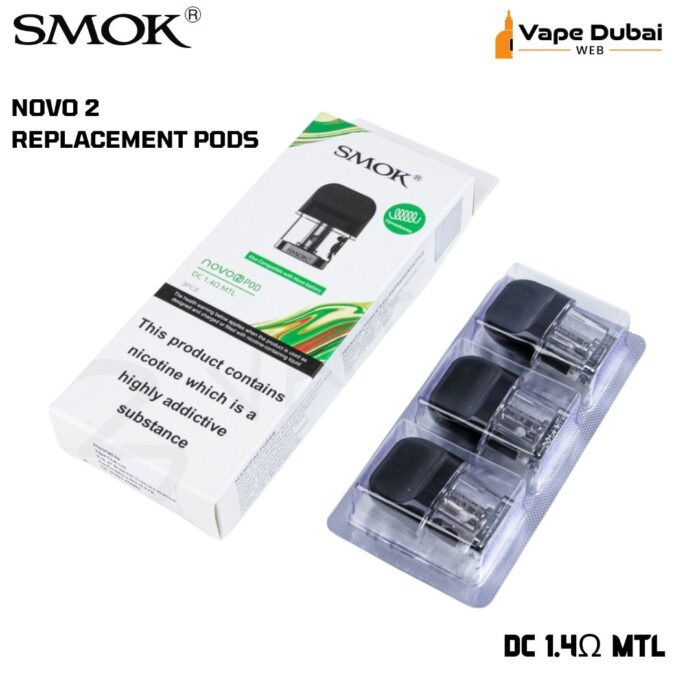 SMOK NOVO 2 REPLACEMENT PODS DC 1.4Ω MTL