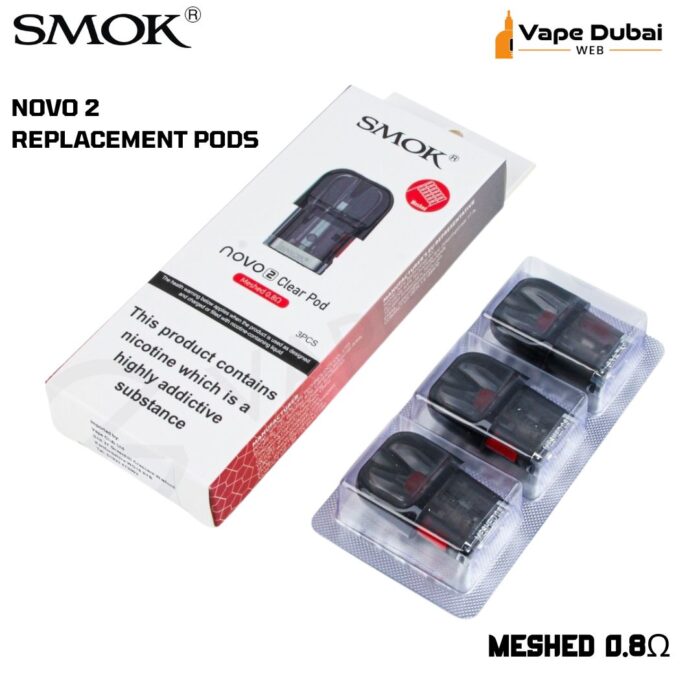 SMOK NOVO 2 REPLACEMENT PODS Meshed 0.8Ω