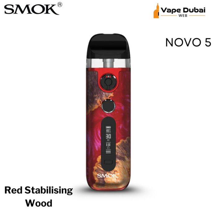 Smok Novo 5 Red Stabilising Wood Pod
