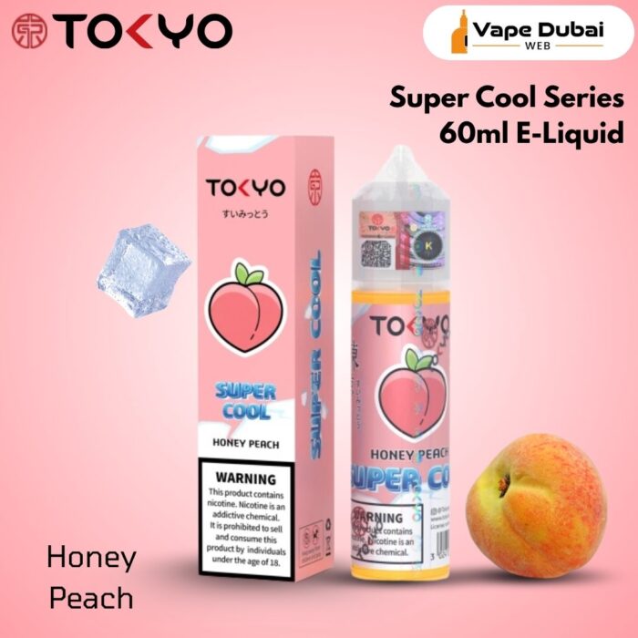 Tokyo Super Cool Series Honey Peach 60ml E-Liquid