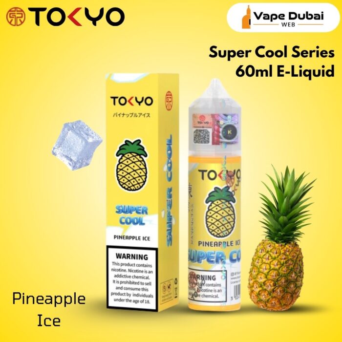 Tokyo Super Cool Series Pineapple Ice 60ml E-Liquid