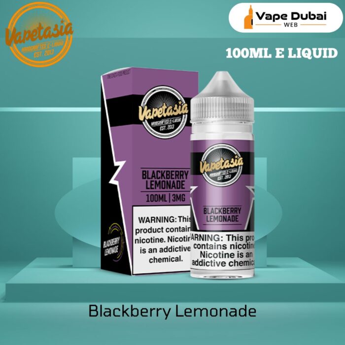 VAPETASIA Blackberry Lemonade 100ML E LIQUID