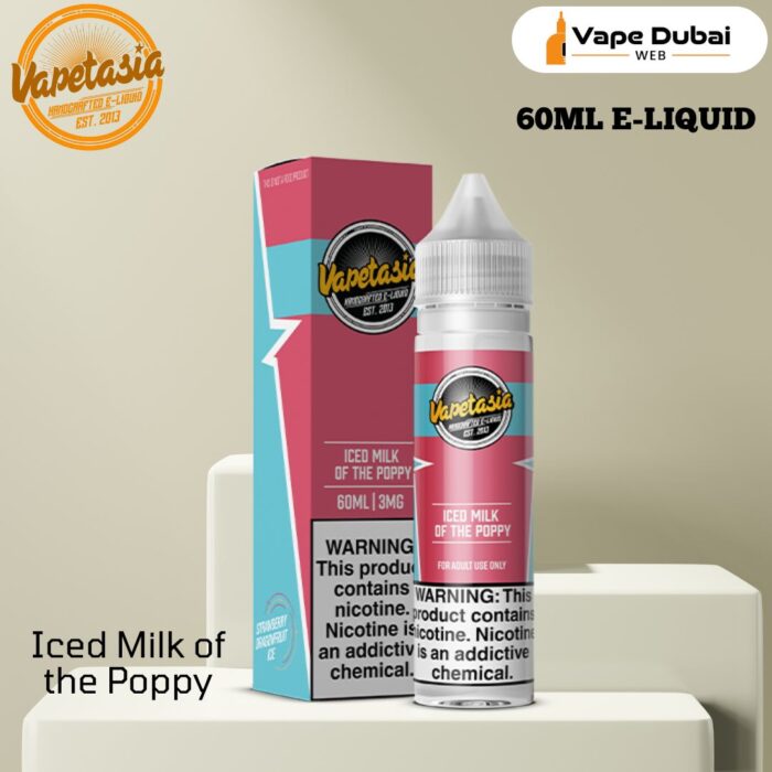 VAPETASIA Iced Milk of the Poppy 60ML E-LIQUID