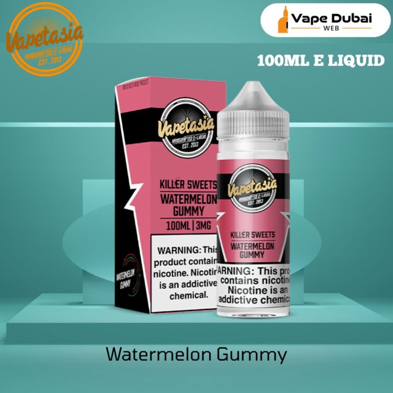 VAPETASIA Watermelon Gummy 100ML E LIQUID