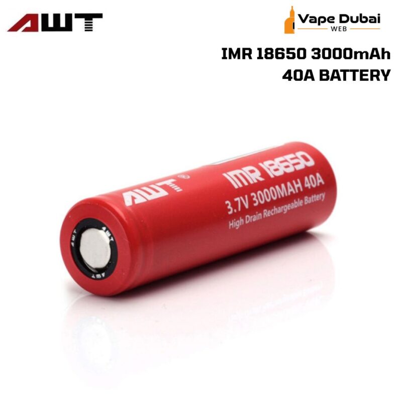 AWT IMR 18650 3000mAh 40A BATTERY 1