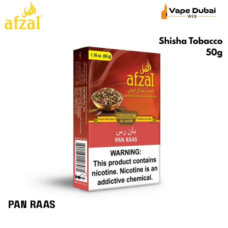 Afzal Shisha Tobacco Pan Raas 50g