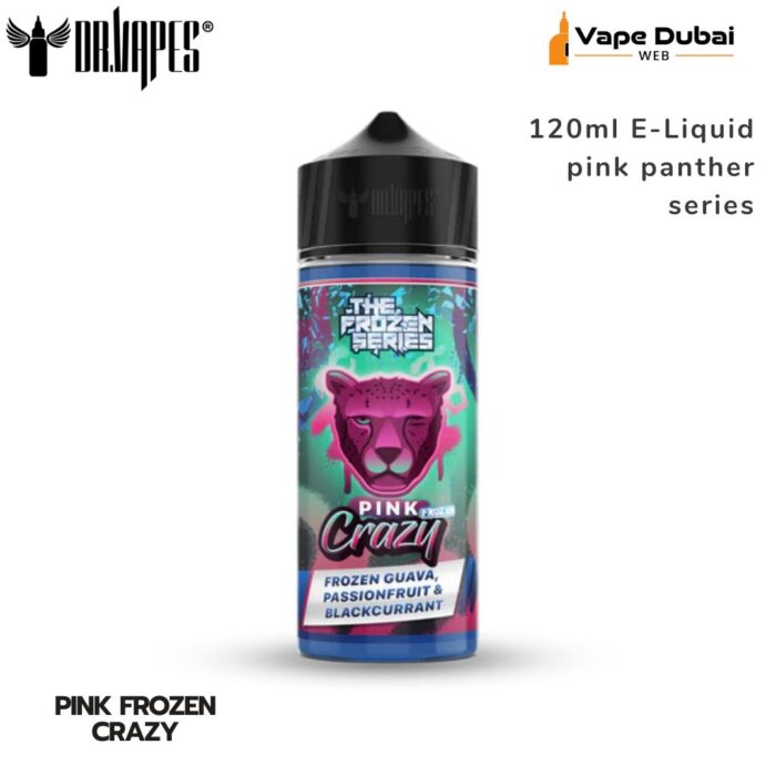 Dr Vape 120ml E-Liquid pink panther series Pink Frozen Crazy