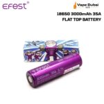 EFEST 18650 3000mAh 35A FLAT TOP BATTERY Box