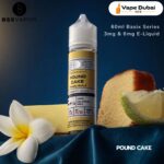 Glas Pound Cake 60ml Basix Series 3mg & 6mg E-Liquid