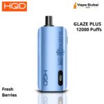 HQD Glaze Plus Fresh Berries 12000 Puffs