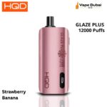 HQD Glaze Plus Strawberry Banana 12000 Puffs
