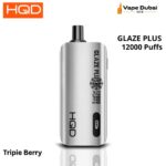 HQD Glaze Plus Tripie Berry 12000 Puffs