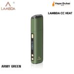 LAMBDA CC HEAT NOT BURN DEVICE Army Green STARTER KITS FOR TOBACCO STICKS