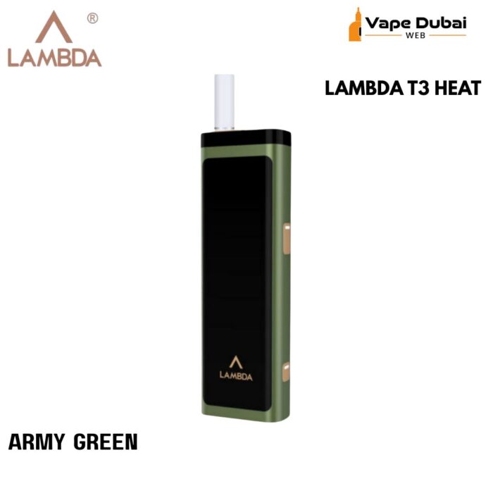 LAMBDA T3 HEAT NOT BURN TOBACCO Army Green HEATING DEVICE