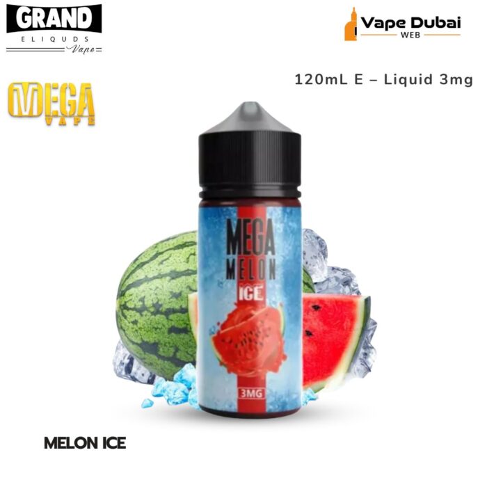 Mega Melon Ice 120mL By Grand E – Liquid 3mg