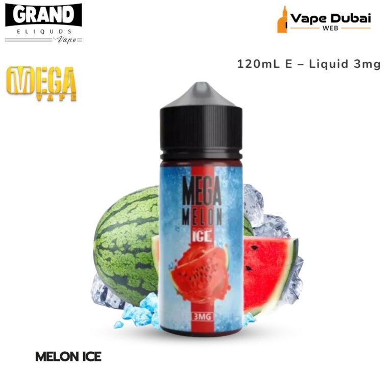 Mega Melon Ice 120mL By Grand E – Liquid 3mg