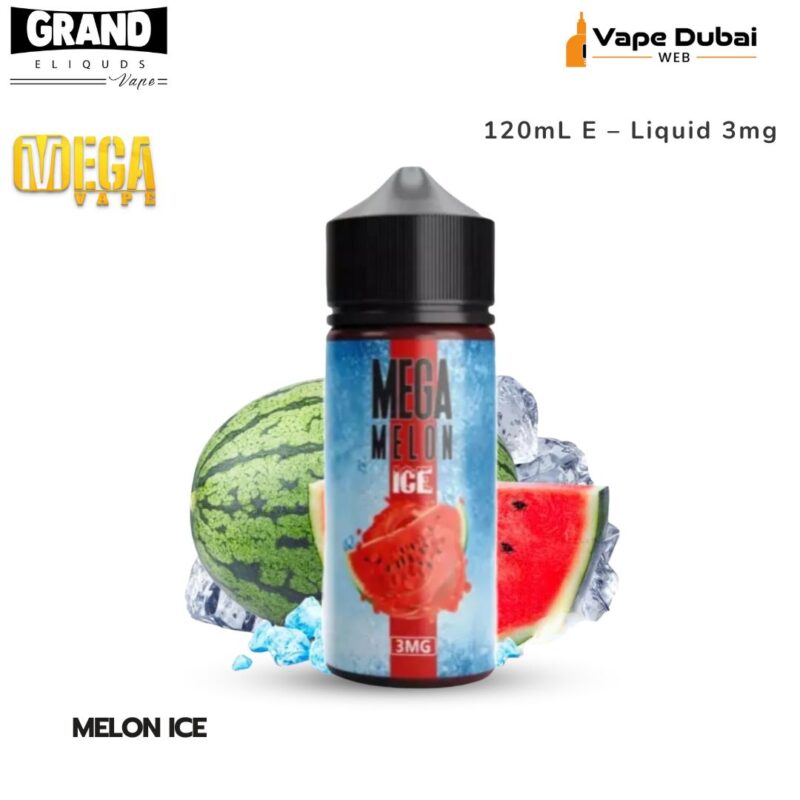 Mega Melon Ice 120mL By Grand E – Liquid 3mg