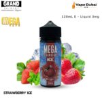 Mega Strawberry Ice 120mL By Grand E – Liquid 3mg