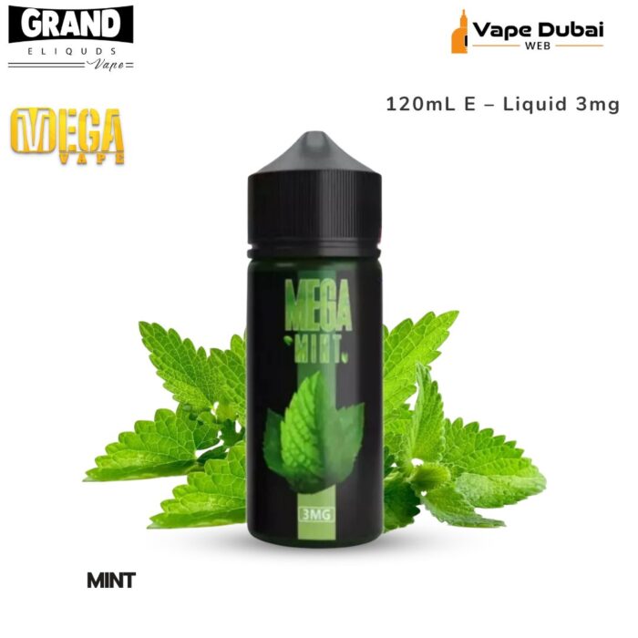Megas Mint 120mL By Grand E – Liquid 3mg