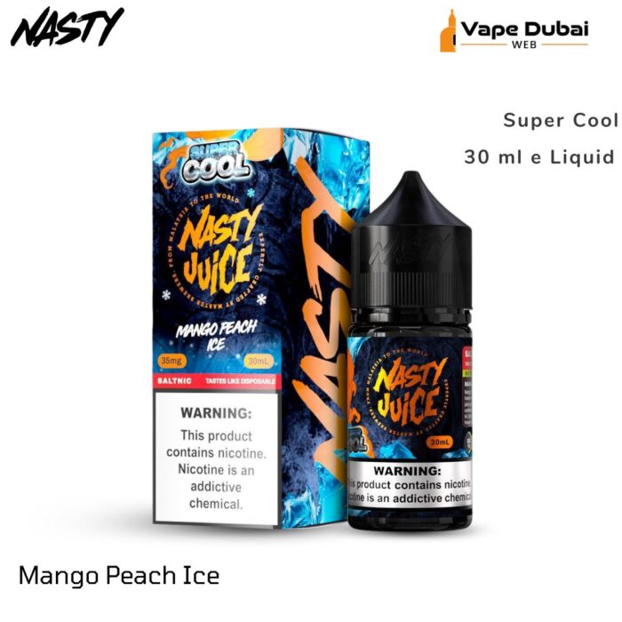 Nasty Super Cool Series Mango Peach Ice 30 ml Saltnic E-Liquid
