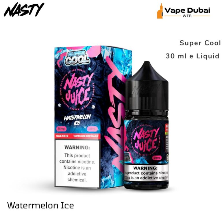 Nasty Super Cool Series Watermelon Ice 30 ml Saltnic E-Liquid