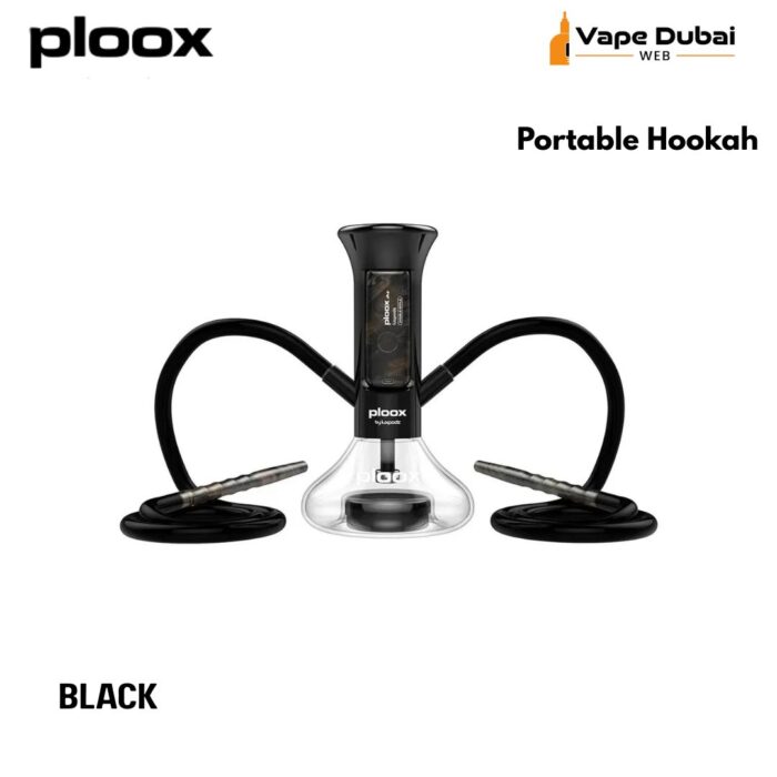 Ploox Portable Black Hookah Nest Kit by Luxpodz