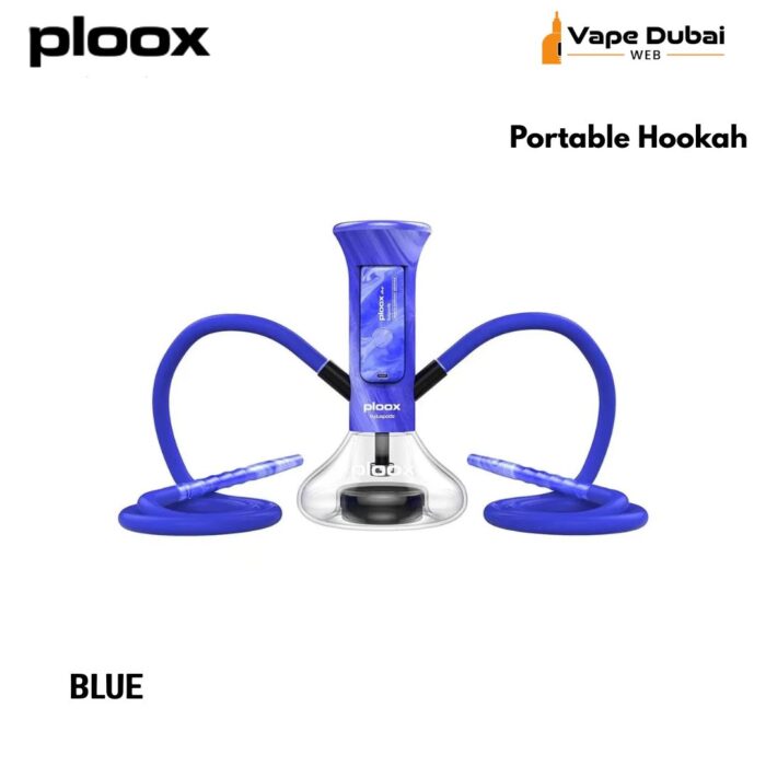 Ploox Portable Blue Hookah Nest Kit by Luxpodz