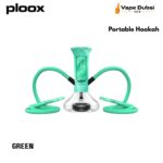 Ploox Portable Green Hookah Nest Kit by Luxpodz
