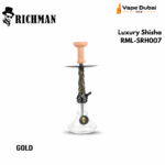 Richman Luxury Shisha RML-SRH007 Gold