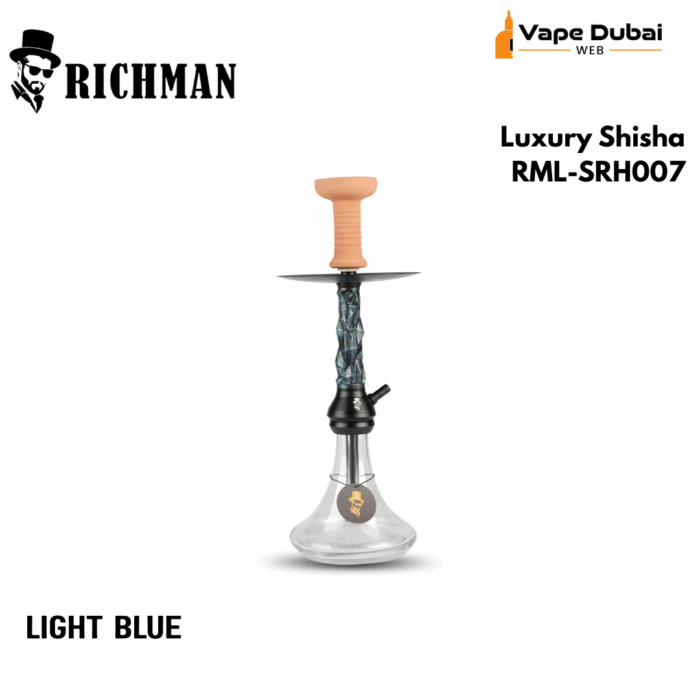 Richman Luxury Shisha RML-SRH007 Light Blue