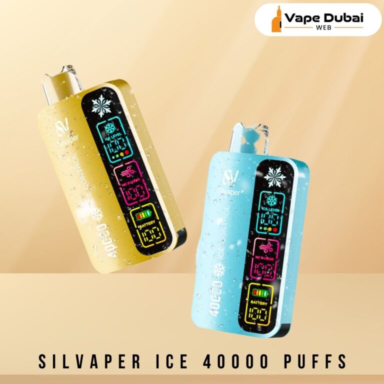 SILVAPER 4 Mode Adjustable Ice 40000 Puffs
