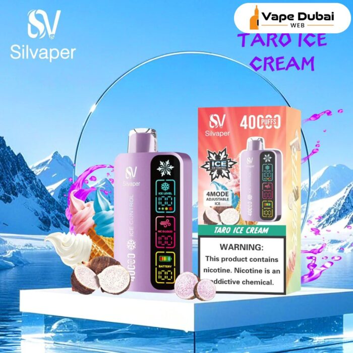 SILVAPER Ice Taro Ice Cream 40000 Puffs