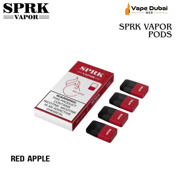 SPRK VAPOR Red Apple PODS