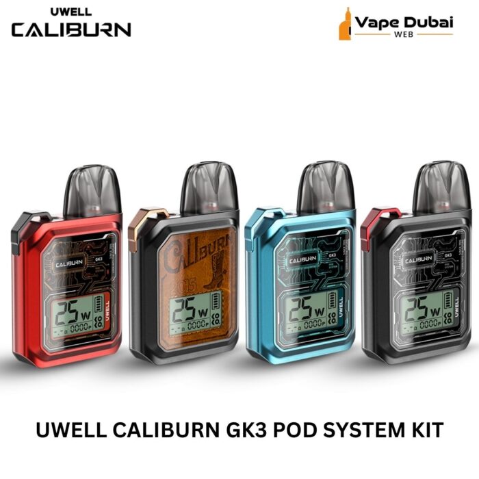 UWELL CALIBURN GK3 POD SYSTEM KIT UWELL CALIBURN GK3 POD SYSTEM KIT