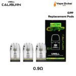 Uwell Caliburn GPP Replacement Pods 3ml 0.9ohm