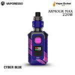 VAPORESSO ARMOUR MAX 220W Cyber Blue Mod Kit