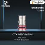 VAPORESSO GTX SERIES 0.15ohm Mesh Coil