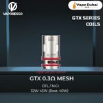 VAPORESSO GTX SERIES 0.3ohm Mesh Coil