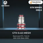 VAPORESSO GTX SERIES 0.4 Mesh Coil
