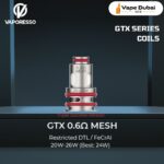 VAPORESSO GTX SERIES 0.6ohm Mesh Coil