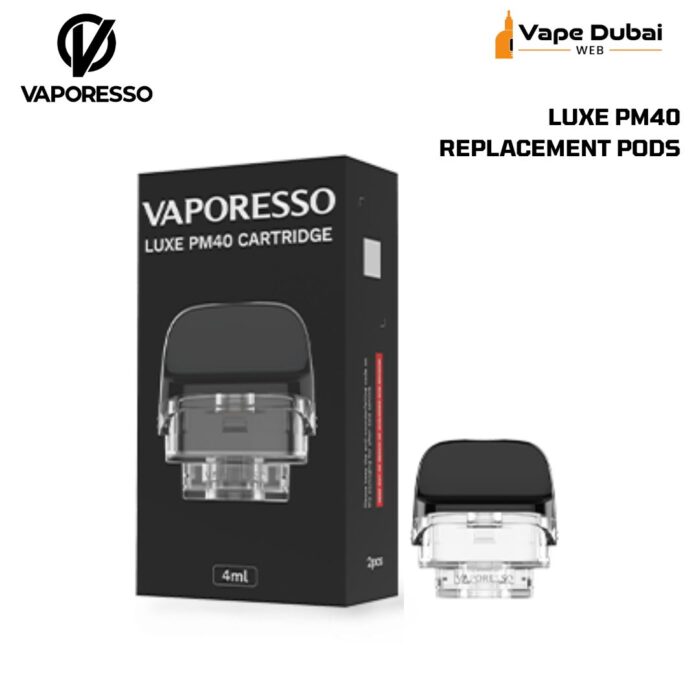 VAPORESSO LUXE PM40 REPLACEMENT PODS (4ML) VAPORESSO LUXE PM40 REPLACEMENT PODS (4ML)