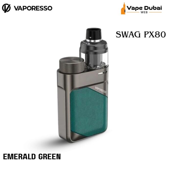 VAPORESSO SWAG PX80 Emerald Green Pod Mod