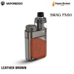 VAPORESSO SWAG PX80 Leather Brown Pod Mod