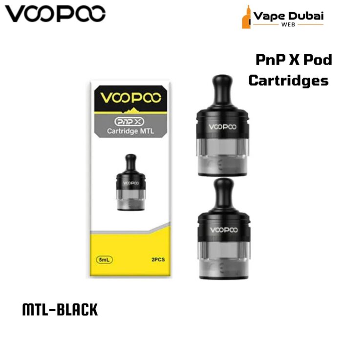 VOOPOO PnP X Pod Cartridges MTL-BLACK