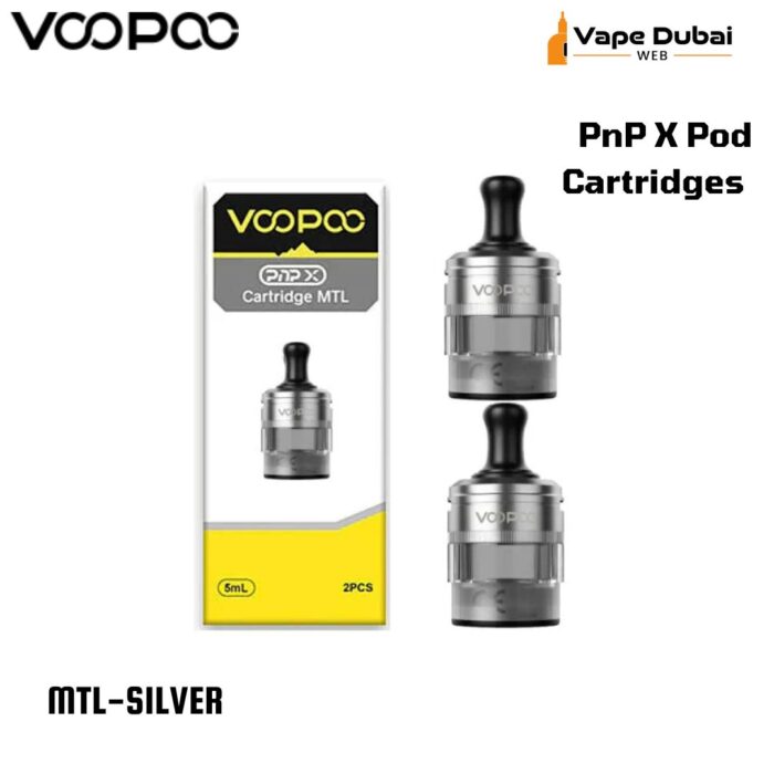 VOOPOO PnP X Pod Cartridges MTL-SILVER