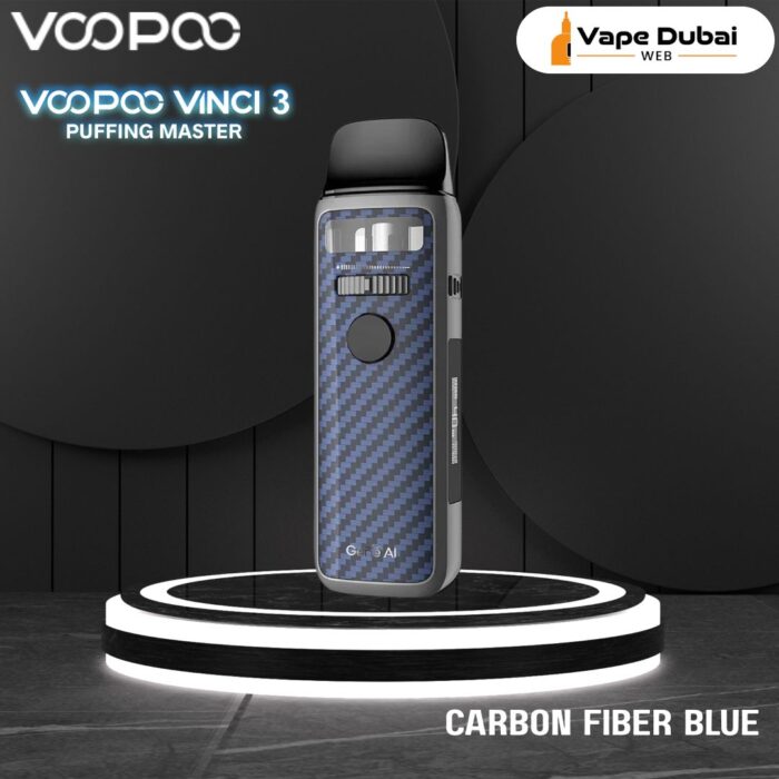 VOOPOO VINCI 3 Carbon Fiber Blue MOD POD KIT