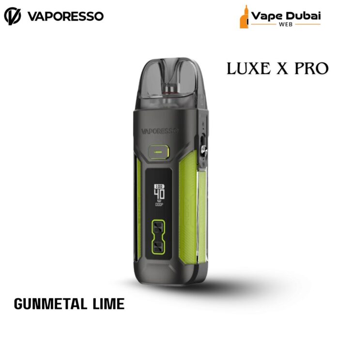 Vaporesso Luxe X Pro Gunmetal Lime Pod Kit