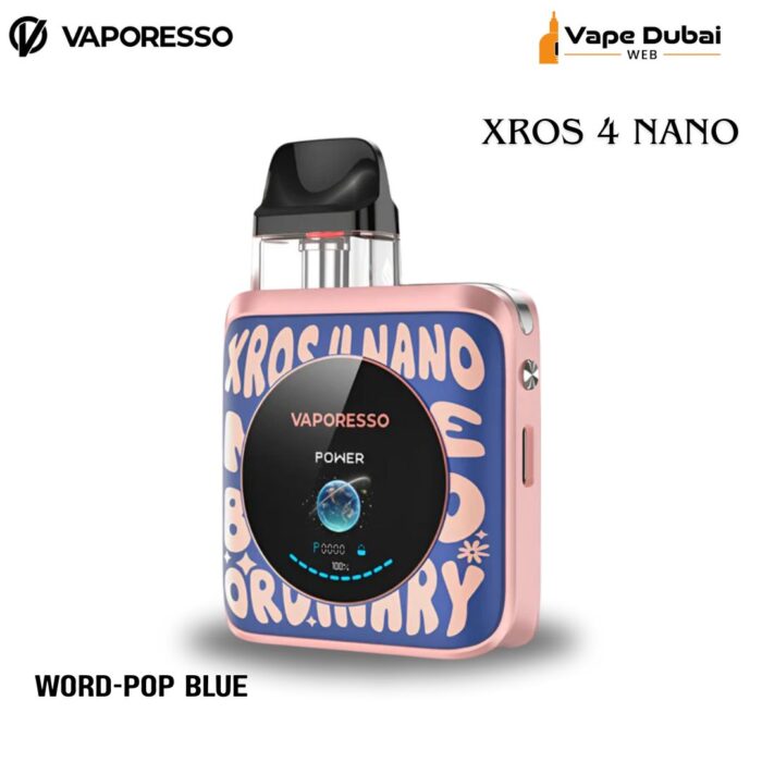 Vaporesso XROS 4 Nano Word-Pop Blue Pod Kit